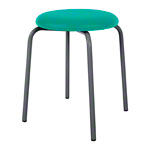 Gymnastikhocker Standard mit Polster,  38 cm, Gestellfarbe anthrazit
