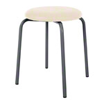 Gymnastikhocker Standard mit Polster,  38 cm, Gestellfarbe anthrazit