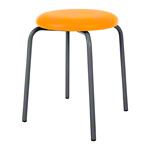 Gymnastikhocker Standard mit Polster,  38 cm, Gestellfarbe anthrazit