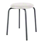 Gymnastikhocker Standard mit Polster,  38 cm, Gestellfarbe anthrazit