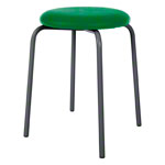 Gymnastikhocker Standard mit Polster,  38 cm, Gestellfarbe anthrazit