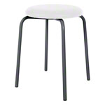 Gymnastikhocker Standard mit Polster,  38 cm, Gestellfarbe anthrazit