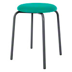 Gymnastikhocker Standard mit Polster,  38 cm, Gestellfarbe anthrazit