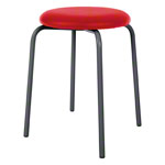 Gymnastikhocker Standard mit Polster,  38 cm, Gestellfarbe anthrazit
