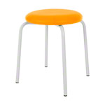 Gymnastikhocker Standard mit Polster, 38 cm, Gestellfarbe wei