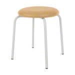 Gymnastikhocker Standard mit Polster, 38 cm, Gestellfarbe wei