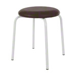 Gymnastikhocker Standard mit Polster, 38 cm, Gestellfarbe wei