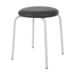 Gymnastikhocker Standard mit Polster, 38 cm, Gestellfarbe wei