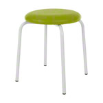 Gymnastikhocker Standard mit Polster, 38 cm, Gestellfarbe wei
