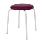 Gymnastikhocker Standard mit Polster, 38 cm, Gestellfarbe wei