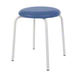 Gymnastikhocker Standard mit Polster, 38 cm, Gestellfarbe wei
