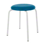 Gymnastikhocker Standard mit Polster, 38 cm, Gestellfarbe wei
