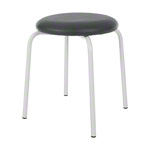 Gymnastikhocker Standard mit Polster, 38 cm, Gestellfarbe wei