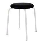 Gymnastikhocker Standard mit Polster, 38 cm, Gestellfarbe wei