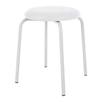 Gymnastikhocker Standard mit Polster, 38 cm, Gestellfarbe wei