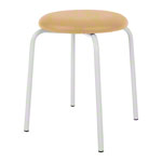 Gymnastikhocker Standard mit Polster, 38 cm, Gestellfarbe wei