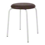 Gymnastikhocker Standard mit Polster, 38 cm, Gestellfarbe wei