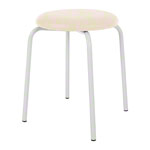 Gymnastikhocker Standard mit Polster, 38 cm, Gestellfarbe wei