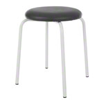 Gymnastikhocker Standard mit Polster, 38 cm, Gestellfarbe wei