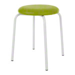 Gymnastikhocker Standard mit Polster, 38 cm, Gestellfarbe wei