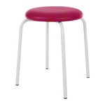 Gymnastikhocker Standard mit Polster, 38 cm, Gestellfarbe wei