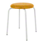 Gymnastikhocker Standard mit Polster, 38 cm, Gestellfarbe wei
