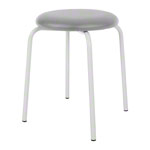 Gymnastikhocker Standard mit Polster, 38 cm, Gestellfarbe wei