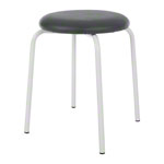 Gymnastikhocker Standard mit Polster, 38 cm, Gestellfarbe wei