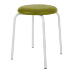 Gymnastikhocker Standard mit Polster, 38 cm, Gestellfarbe wei