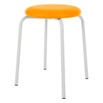 Gymnastikhocker Standard mit Polster, 38 cm, Gestellfarbe wei