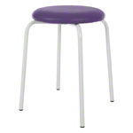 Gymnastikhocker Standard mit Polster, 38 cm, Gestellfarbe wei