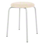 Gymnastikhocker Standard mit Polster, 38 cm, Gestellfarbe wei