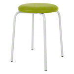 Gymnastikhocker Standard mit Polster, 38 cm, Gestellfarbe wei