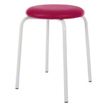 Gymnastikhocker Standard mit Polster, 38 cm, Gestellfarbe wei