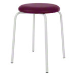 Gymnastikhocker Standard mit Polster, 38 cm, Gestellfarbe wei