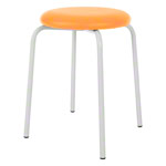 Gymnastikhocker Standard mit Polster, 38 cm, Gestellfarbe wei