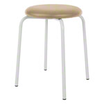 Gymnastikhocker Standard mit Polster, 38 cm, Gestellfarbe wei