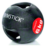 Gymstick Medizinball mit Griffen,  25 cm, 6 kg