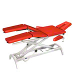 HWK Therapieliege Impuls Lymph/Manu Hydraulik,mit 3-tlg Kopft. 195x65x50-96 cm