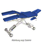 HWK Therapieliege Solid Lymph/Manu Akku mit 3-tlg. Kopfteil, LxBxH 195x65x46-89 cm