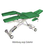 HWK Therapieliege Solid Lymph/Manu Akku mit 3-tlg. Kopfteil, LxBxH 195x65x46-89 cm