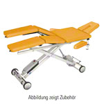 HWK Therapieliege Solid Lymph/Manu Akku mit 3-tlg. Kopfteil, LxBxH 195x65x46-89 cm