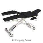 HWK Therapieliege Solid Lymph/Manu Akku mit 3-tlg. Kopfteil, LxBxH 195x65x46-89 cm