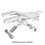HWK Therapieliege Solid Lymph/Manu Akku mit 3-tlg. Kopfteil, LxBxH 195x65x46-89 cm