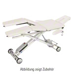 HWK Therapieliege Solid Lymph/Manu Akku mit 3-tlg. Kopfteil, LxBxH 195x65x46-89 cm