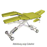 HWK Therapieliege Solid Lymph/Manu Akku mit 3-tlg. Kopfteil, LxBxH 195x65x46-89 cm