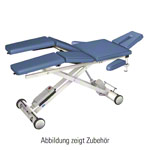 HWK Therapieliege Solid Lymph/Manu Akku mit 3-tlg. Kopfteil, LxBxH 195x65x46-89 cm