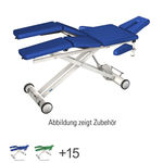 HWK Therapieliege Solid Lymph/Manu Electric mit 3-tlg. Kopfteil, LxBxH 195x65x46-89 cm