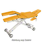 HWK Therapieliege Solid Lymph/Manu Electric mit 3-tlg. Kopfteil, LxBxH 195x65x46-89 cm