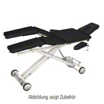 HWK Therapieliege Solid Lymph/Manu Electric mit 3-tlg. Kopfteil, LxBxH 195x65x46-89 cm